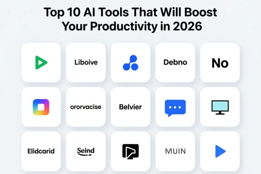 Top 10 AI Tools That Will Boost Your Productivity in 2026